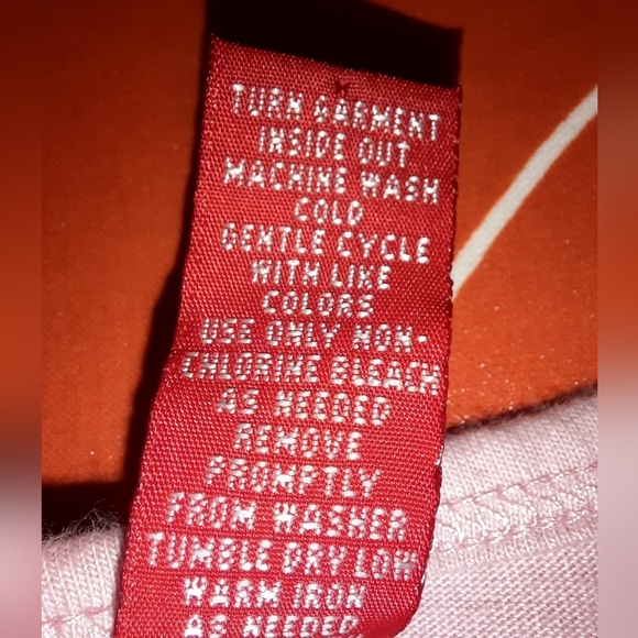 GLORIA VANDERBILT PINK BLOUSE WITH BEADS AND PEARLS SIZE L - Picture 6 of 12